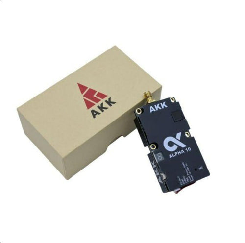 AKK Alpha10 5.8GHz 10W Ultra High Power UAV Video Transmitter (25mW to 10000mW, SmartAudio, Cooling Fan) RC-LIFE