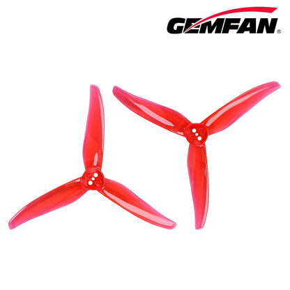 GEMFAN 4023 Hurricane PC 3 Blade - Clear Red GEMFAN