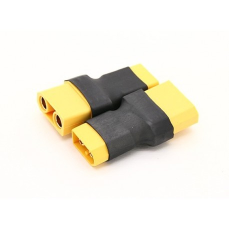 XT90 Female to XT60 Male (or XT90 Male to XT60 Female) No-Wire Adapter (Gold-Plated, High-Current) RC-LIFE