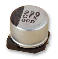 Panasonic EEEFK1C471P FK Series Low-ESR Aluminum Electrolytic Capacitor (470µF, 16V, SMD) RC-LIFE