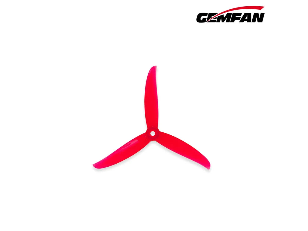 GEMFAN 5149 Flash PC 3 Blade - Clear Red GEMFAN