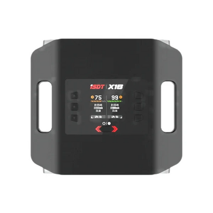 ISDT X16 Dual-Channel Smart Charger for 2–16S LiPo Batteries (1100W × 2, AC 100-240V / DC 10-34V) RC-LIFE