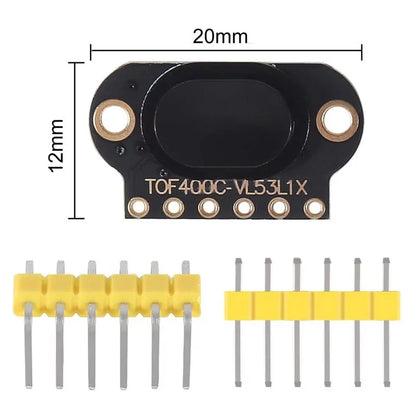 Lingxinhui TOF400C-VL53L1X Time-of-Flight (ToF) Laser Distance Sensor Module (4m) Lingxinhui