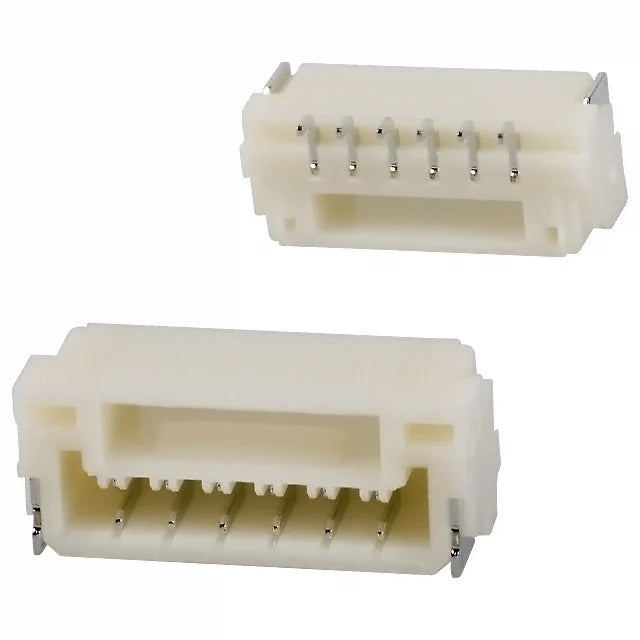 JST SM06B-GHS-TB GH Series 6-Pin Right-Angle SMT Connector Header (1.25mm Pitch) RC-LIFE