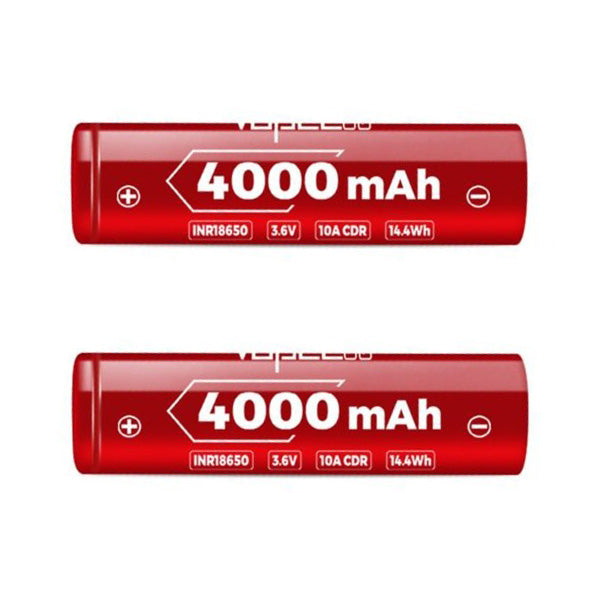 Vapcell F40 / Epoch 18650 Ultra-High Capacity Li-ion Battery (4000mAh, 10A, Flat Top 3.7V) RC-LIFE