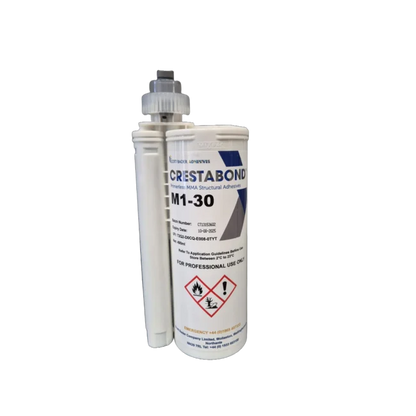 Crestabond M1-30 Structural Acrylic Adhesive (1:1 Ratio, 30 Min Working Time, 490ml Coaxial/Side-by-Side Cartridge) rc-life