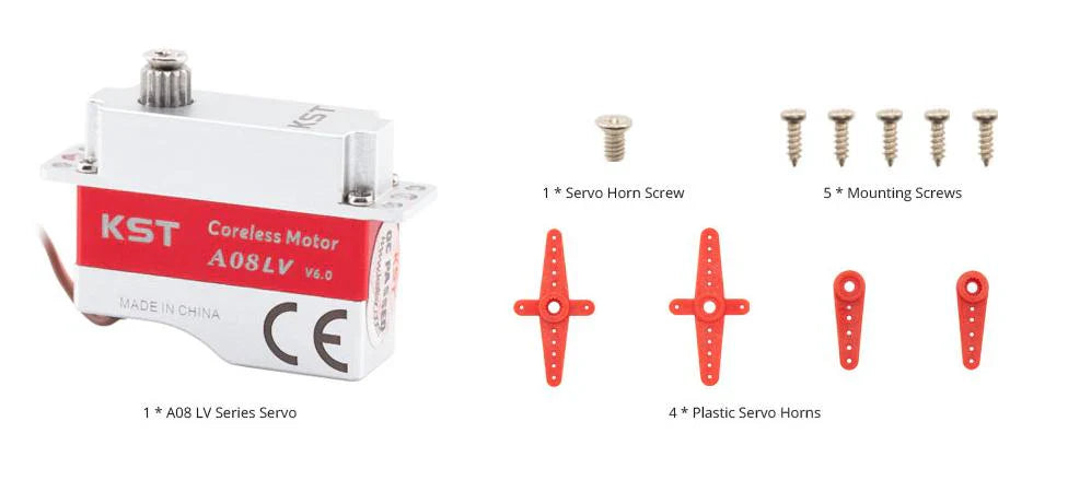KST A08 LV V6.0 Micro Servo – 2.0Kgf.cm 0.15sec