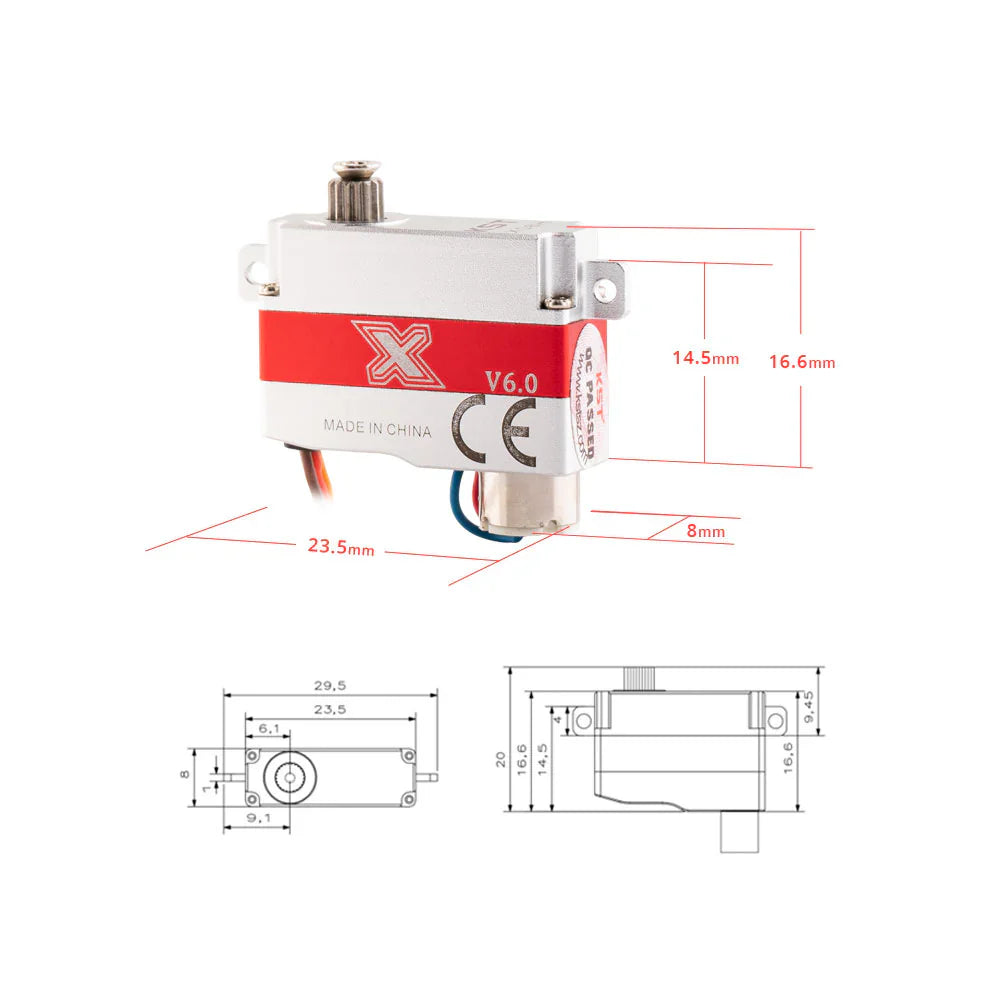 KST X08H V6.0 Micro Servo – 2.8Kgf.cm 0.09sec