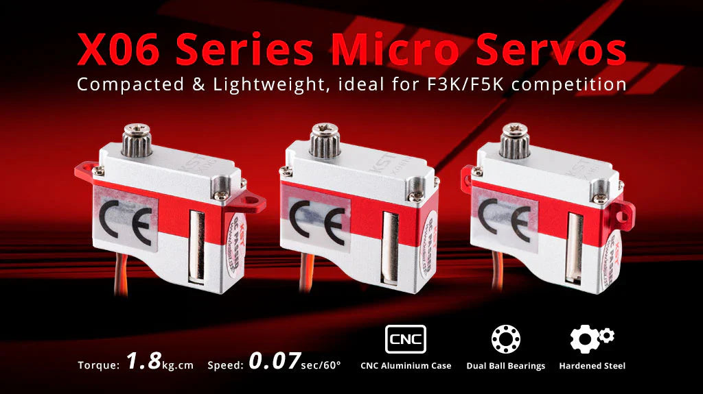 KST X06 V6.0 HV Digital Metal Gear Micro Servo 1.8Kgf.cm 0.07sec