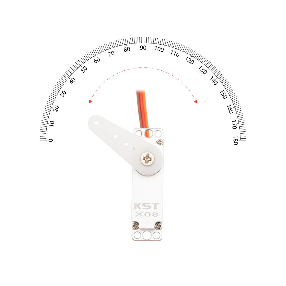 KST X08 Plus V2.0 Micro Servo 5.3Kgf.cm 0.09sec 9.0g 8mm