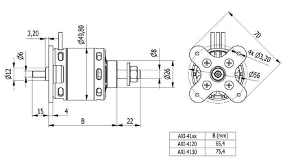 AXI 4120/18 GOLD LINE V3 – High-Power Brushless Motor