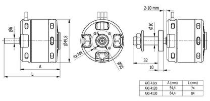 AXI 4120/18 GOLD LINE V3 – High-Power Brushless Motor