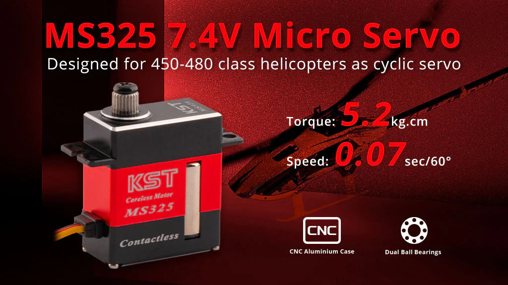 KST MS325 HV Micro Servo – 5.2Kgf.cm 0.07sec