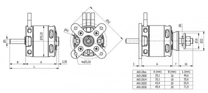 AXI 2826/13 GOLD LINE V3