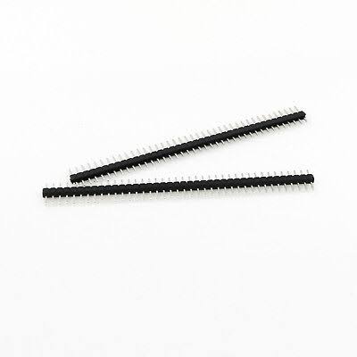 DS1025-02-1*40P8BR1 Single-Row Male Pin Header (2.00mm Pitch, 1x40 Pin, Straight, Gold Flash) RC-LIFE