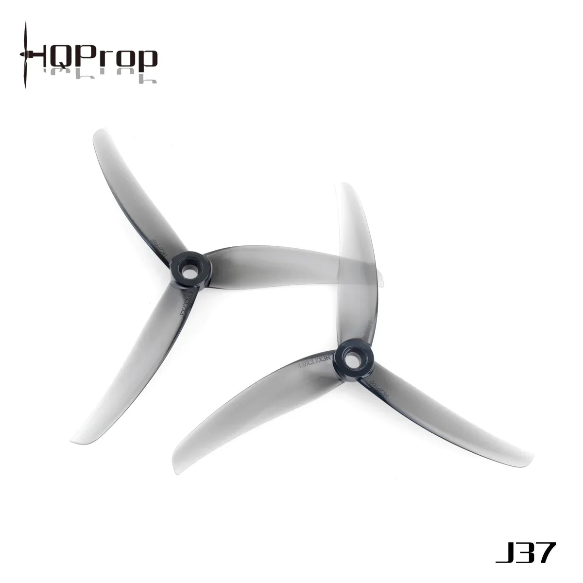 HQProp Juicy J37 3-Blade 4.9" Propellers - Grey HQProp