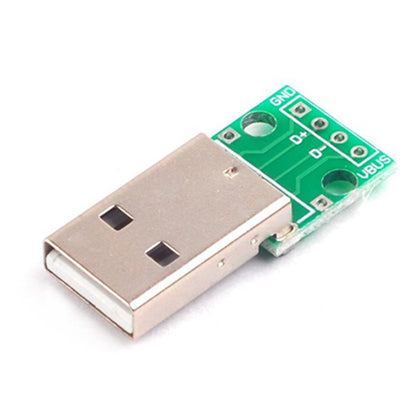 Title: OKY3447-2 USB 2.0 Type-A Male to 4-Pin DIP Breakout Board rc-life