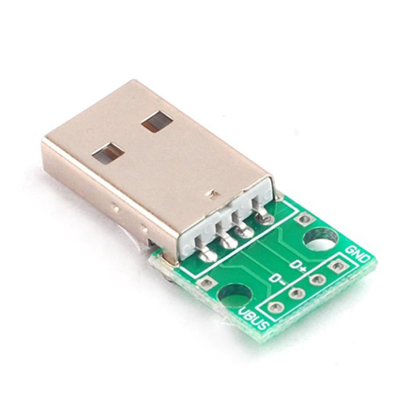 Title: OKY3447-2 USB 2.0 Type-A Male to 4-Pin DIP Breakout Board rc-life