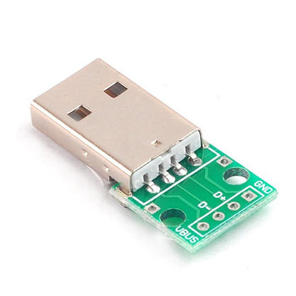 Title: OKY3447-2 USB 2.0 Type-A Male to 4-Pin DIP Breakout Board rc-life